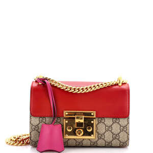 Gucci Padlock Shoulder Bag Gg Coated #236947G92B